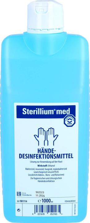 Actual product image Hartmann Sterillium med hand disinfectant solution, 1000 ml solution (1000 ml)