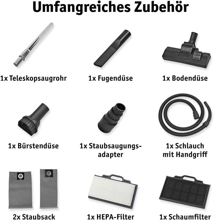 Actual product image Walter Multifunktionssauger mit Wasserfilter (Wet dry vacuum cleaner)