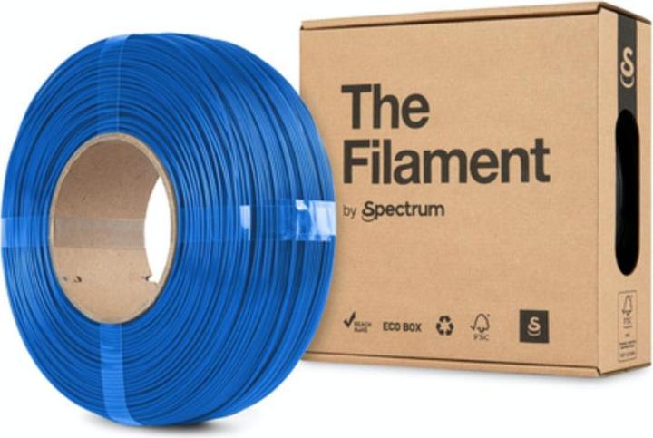 Actual product image The Filament ReFill PLA 1.75mm PERFORMANCE BLUE 1kg (PLA, 1.75 mm, 1000 g, Blue)
