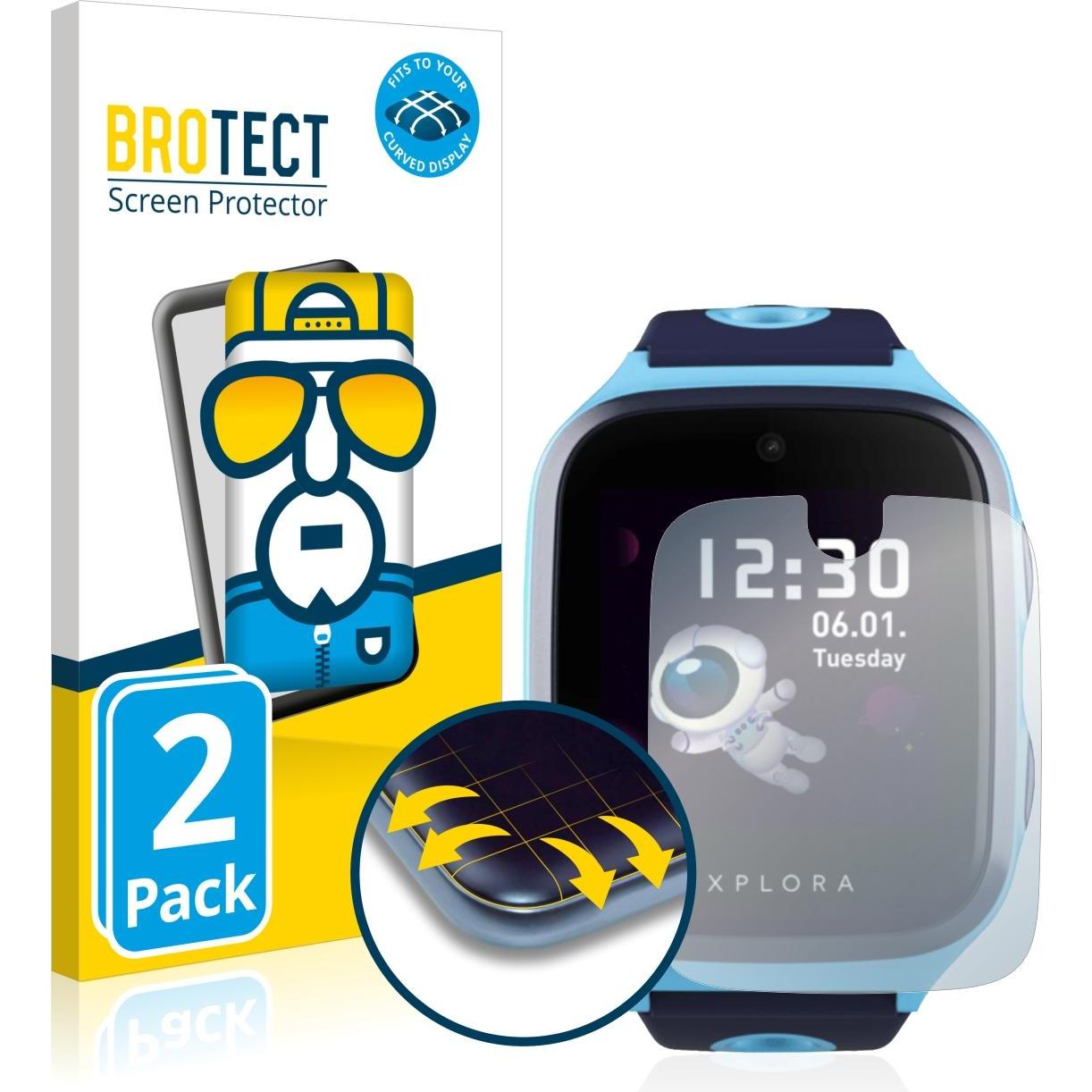 Thumbnail - BROTECT Full-Cover Displayschutz, Smartwatch Schutzfolie, Transparent