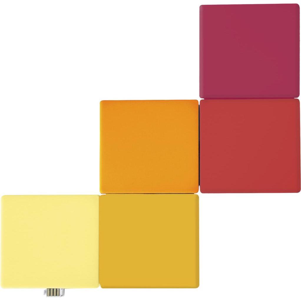 Müller Licht, Wandleuchte + Deckenleuchte, LED Dekolicht Magic Panel smart RGB+white 6er-Set 21000132