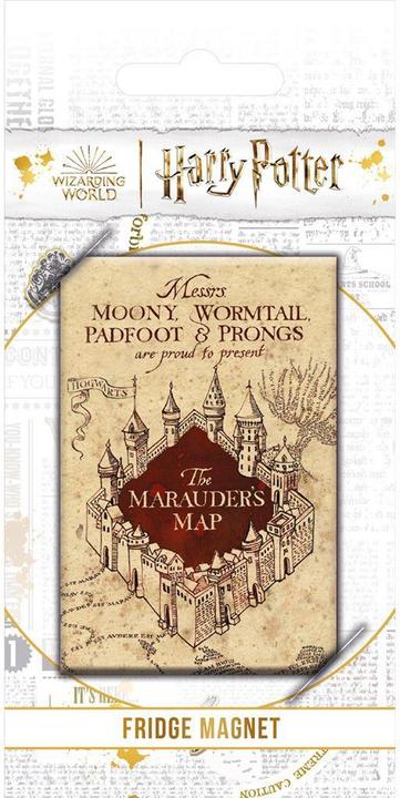 Actual product image Marauders Map Fridge Magnet