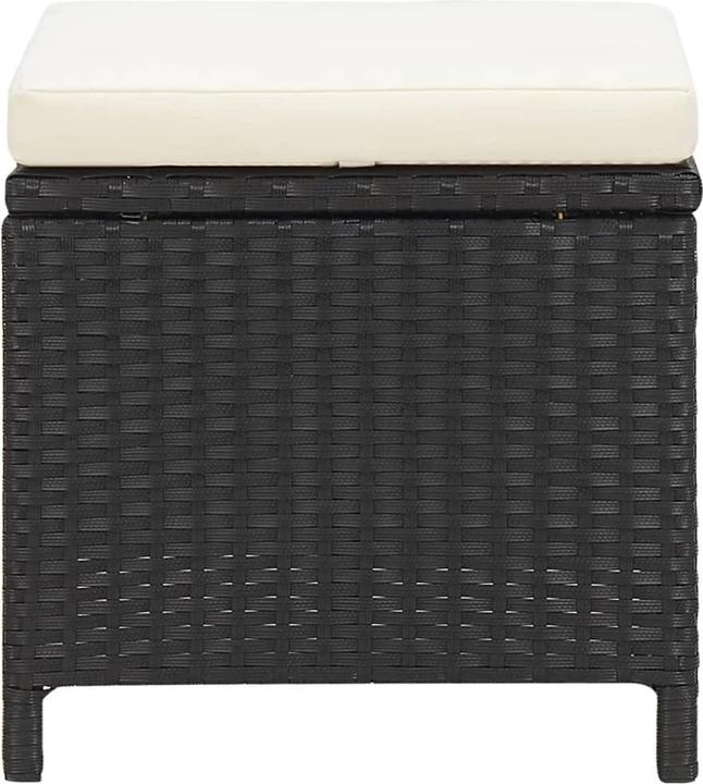 Produktbild vidaXL Gartenstuhl und Hocker