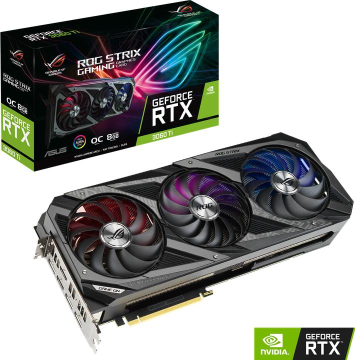 Immagine prodotto ASUS GeForce ROG STRIX RTX 3060 Ti O8G-GAMING (8 GB)