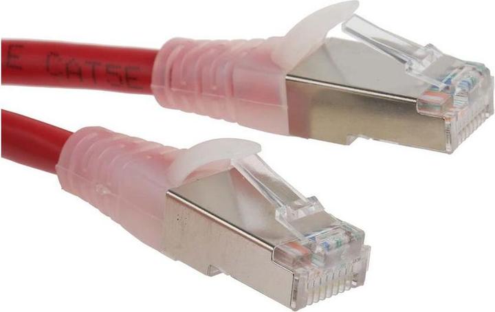 Image du produit RS PRO Câble patch cat.5e FTP 5m rouge (F/UTP, CAT5e, 5 m)