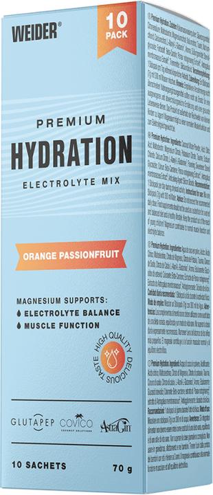 Weider Premium Hydration Sticks (Orange-Passionfruit, 10x)