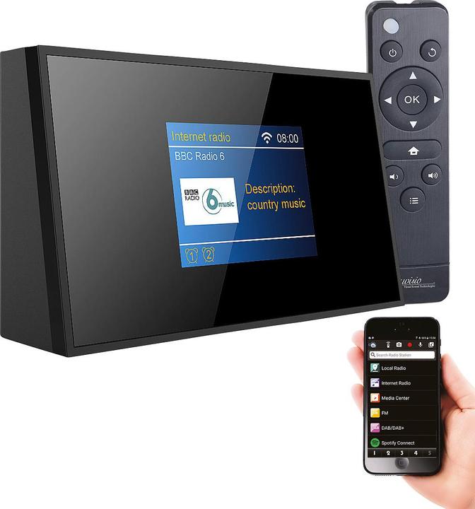 Produktbild VR-Radio Digitaler WLAN-HiFi-Tuner (FM, DAB+, Internetradio, WLAN)