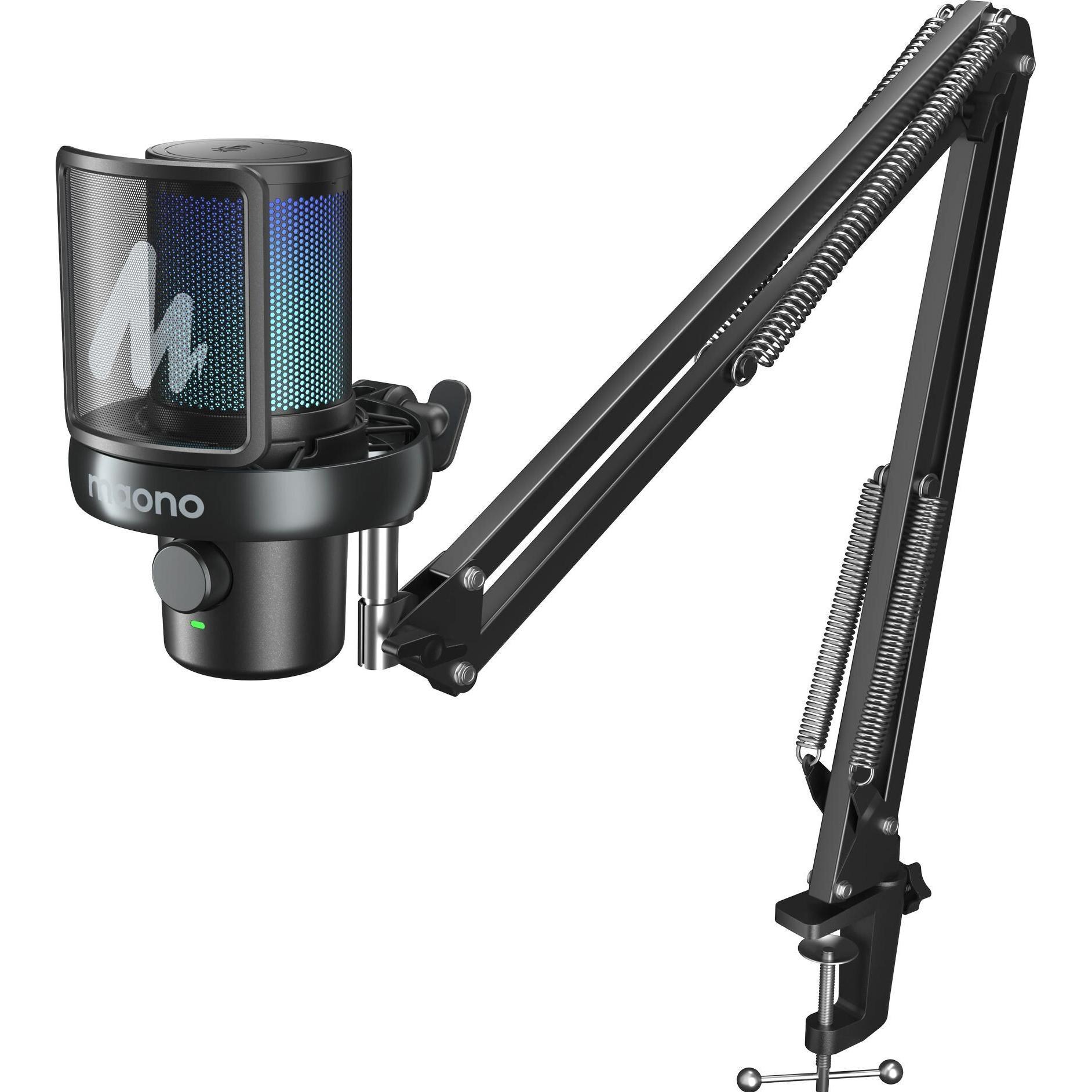 Maono Mikrofon DM40 PRO S USB Condenser Microphone Black Mikrofon kondensatorowy, Microfono