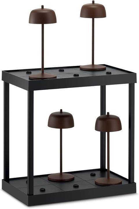 Produktbild La Ville Lumière Mehrfach-Magnetkontakt-Ladestation für drahtlose Tischlampen, stapelbar, platzsparend