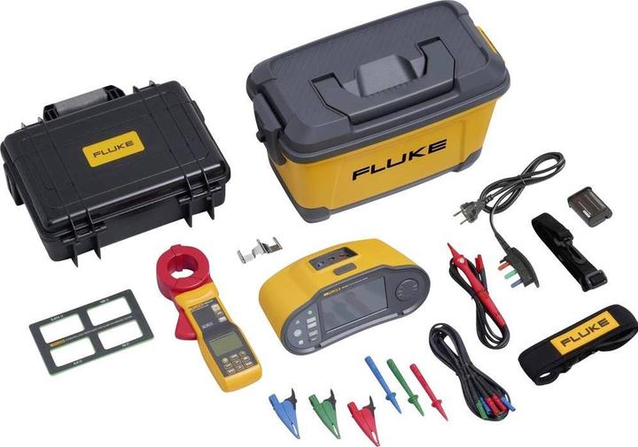 1x Li-ion battery, 1x calibration verification card, 1x power cable, 1x test cable set, 1x hard case, 1x carrying strap, 1x remote probe, 1x information pack, 1x zero adapter, 1x installation tester