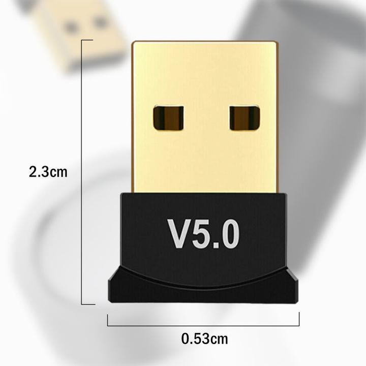 Image du produit Hermex Adaptateur Bluetooth 5.0 Dongle (Emetteur & Récepteur)