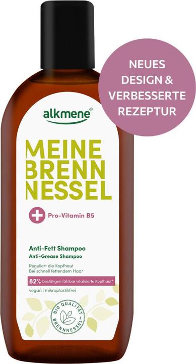 Actual product image Alkmene MEINE BRENNESSEL, Anti-Fett Shampoo (250 ml, Liquid shampoo)