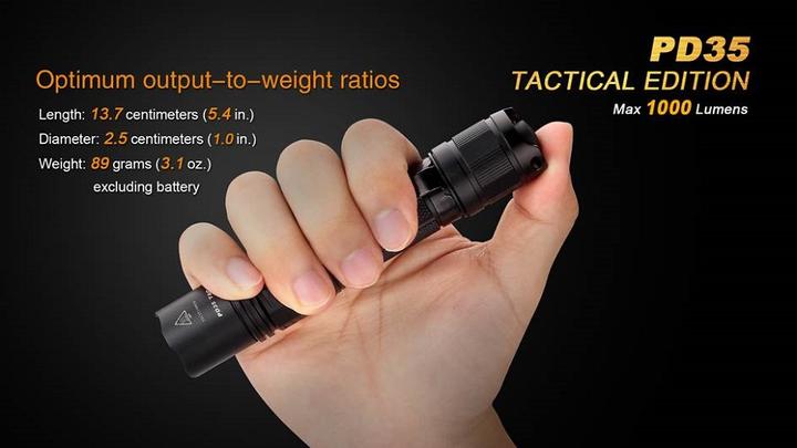 Produktbild Fenix Pd35 Tac (13.70 cm, 1000 lm)