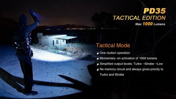 Produktbild Fenix Pd35 Tac (13.70 cm, 1000 lm)