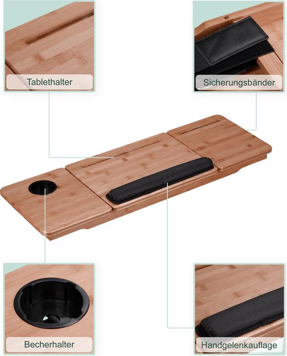Image du produit Relaxdays Plateau de bureau pour tapis roulant