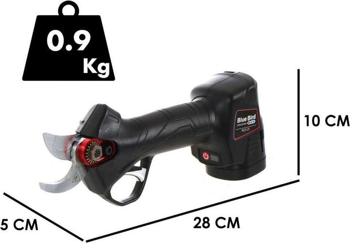 Blue Bird PS 2125 AkkuBaumschere2 LithiumAkkus 144 V e 2Ah Ø 25 mm