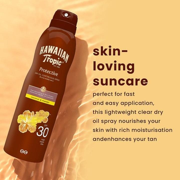 Immagine prodotto Hawaiian Tropic Protective (Olio abbronzatura, SPF 30, 180 ml)