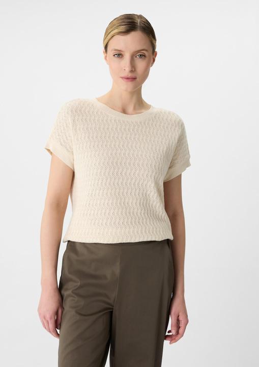 Actual product image Comma T-Shirt Strukturiertes T-Shirt im Relaxed Fit (44)