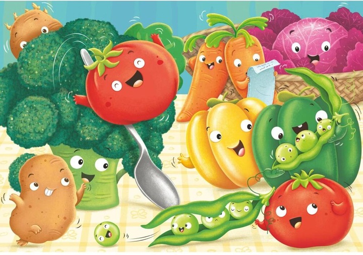 Produktbild Ravensburger Kinderpuzzle - Freche Früchte - 2x24 Teile Puzzle für Kinder ab 4 Jahren (24 Teile)