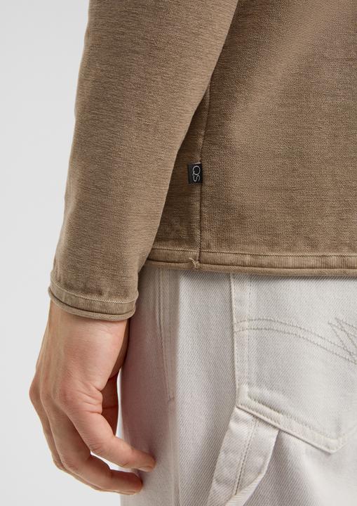 Produktbild s.Oliver Strickpullover Pullover mit Garment Dye (S)