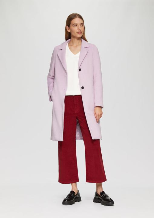 Produktbild s.Oliver Sweatshirt Scuba-Sweatshirt mit V-Ausschnitt (36)