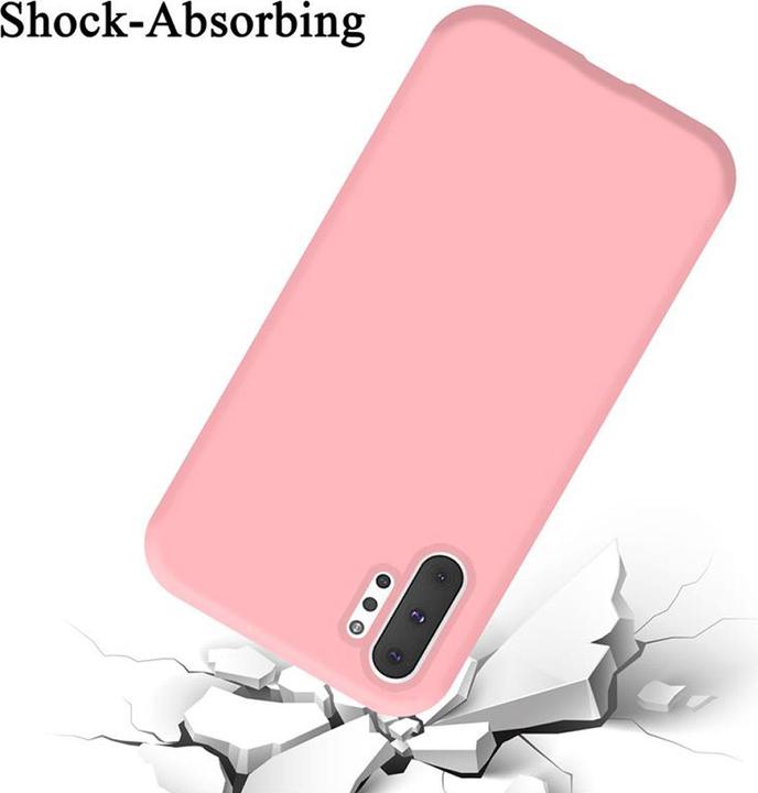 Productafbeelding Cadorabo TPU Liquid Silicone Case Cover (Samsung Galaxy Note 10 Plus, Samsung Galaxy Note 10 Pro)