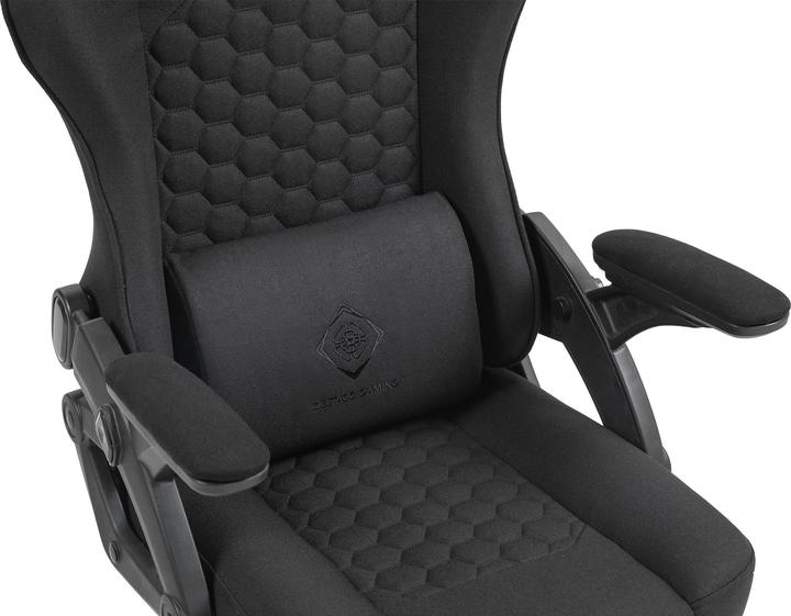 Actual product image Deltaco DC130 gaming chair Soft Woven Mesh, black