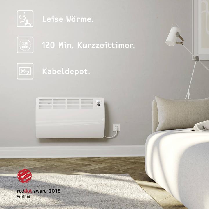 Produktbild Stiebel Eltron CON 20 Premium, 2,0 kW Wandkonvektor für ca. 25 m², VDE geprüft (2000 W)