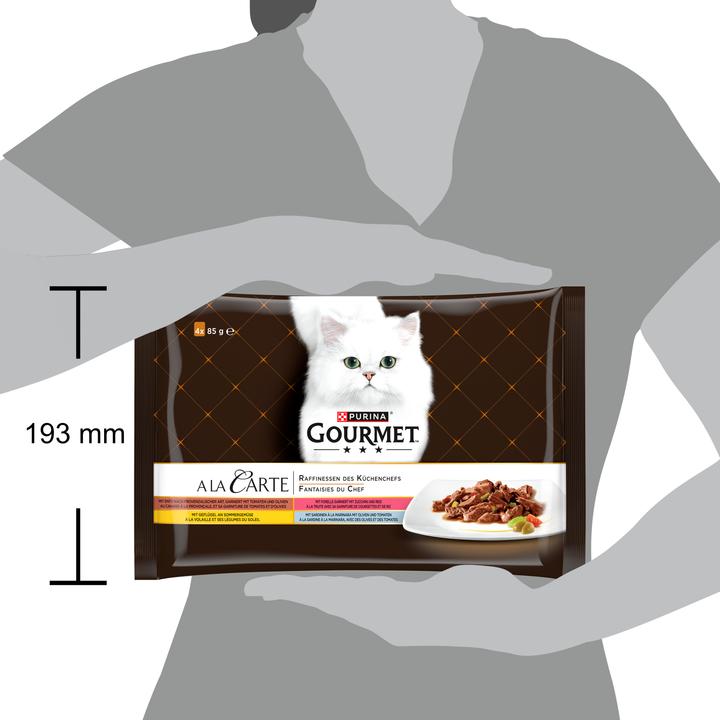 Produktbild Gourmet A la Carte Chefs Fantasies (Adult, 4 Stk., 85 g)