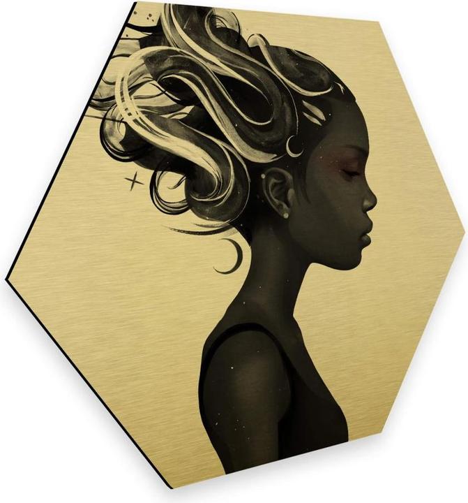Image du produit Trenddeko Effet or - Difficile à dire (55 x 47 cm)
