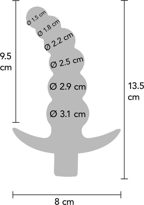 Image du produit ToyJoy Le plug butt spunky