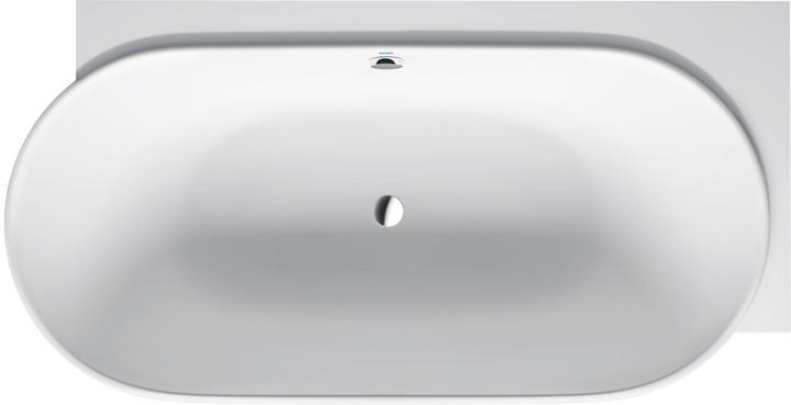 Produktbild Duravit Badewanne LUV 1850x950mm Ecke re 2 Rückenschrägen weiss (252 l, 185 cm, 95 cm)