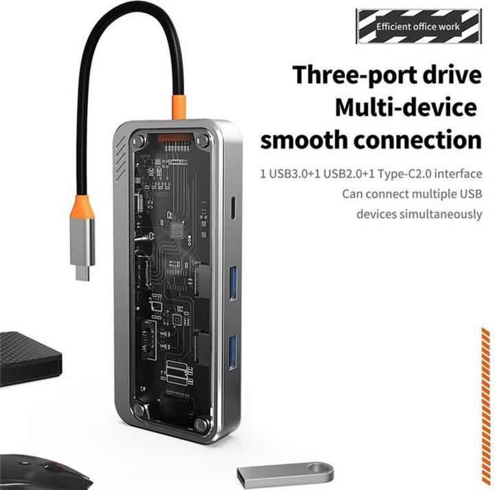 Immagine prodotto PowerGuard USB-C Hub (USB-C, 8 Porti)