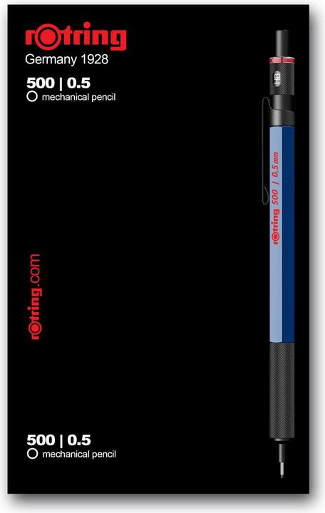 Produktbild Rotring Feinminenstift 500 Metallic Geschenkbox (0.50 mm, HB, 1 x)