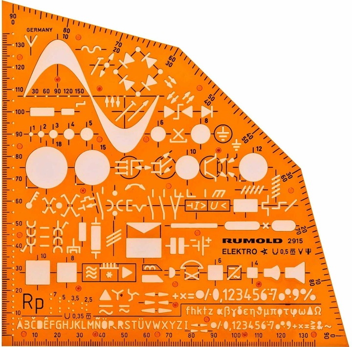 Actual product image Rumold Training template Electro (155 mm)