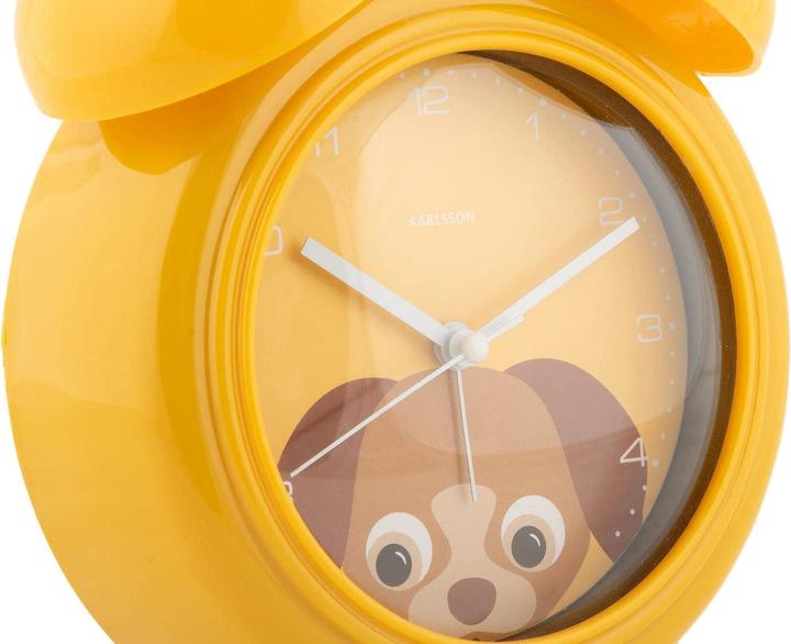 Produktbild Karlsson Wecker Hund Gelb, Anzeige: Analog, Detailfarbe: Gelb