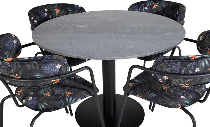 Produktbild Ebuy24 Essgruppe Estelle 68 (5-teilig) (Marmor)