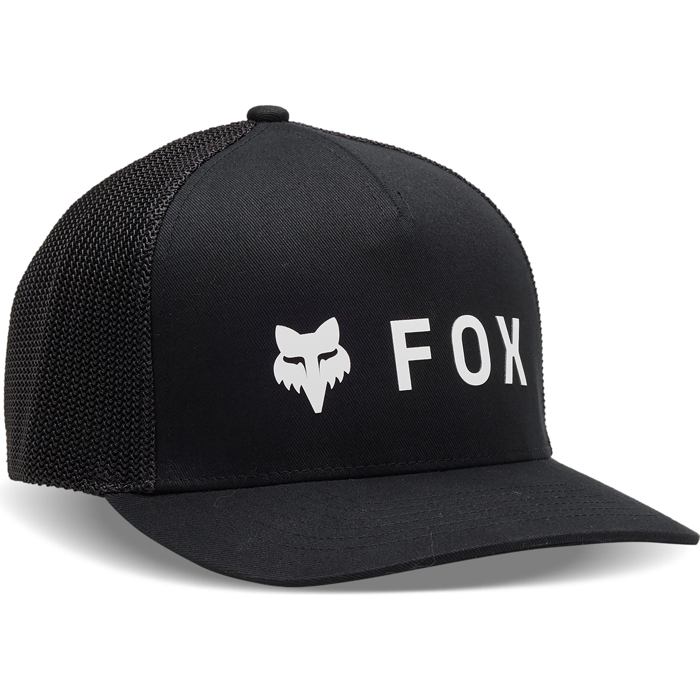 Fox, Herren, Cap, Hat 23 Absolute Flexfit Blk S/M, Schwarz, (M)