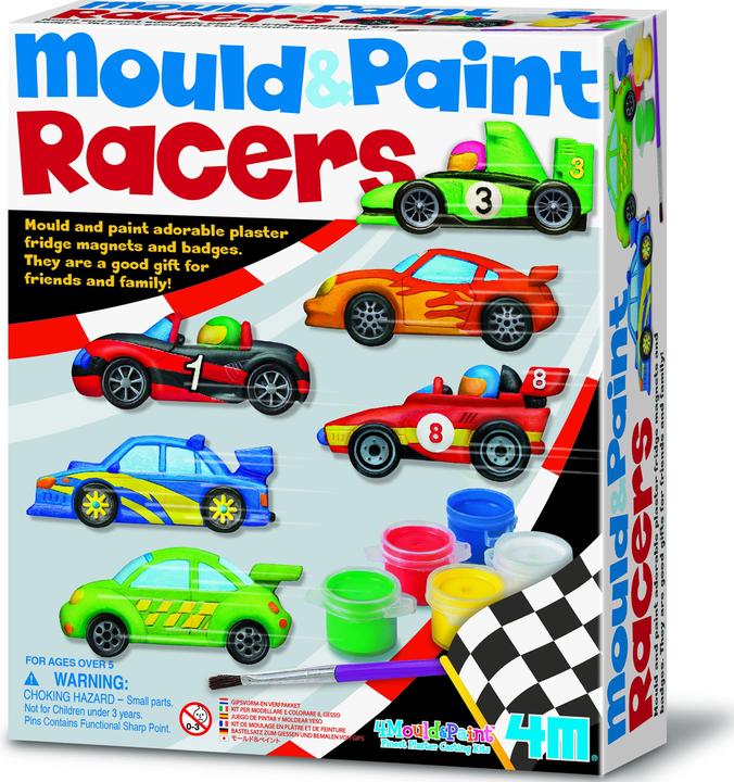 Immagine prodotto 4M Set di pittura e gesso per auto da corsa (mult)