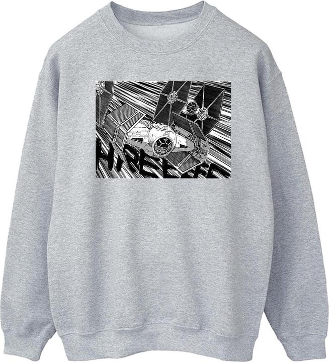 Actual product image Star Wars Mens Anime Plane Sweatshirt (L)