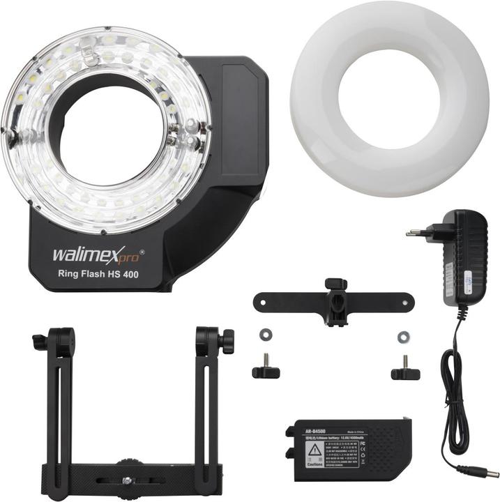 Immagine prodotto Walimex pro Pro Ring Flash HS 400 (400 W, Set)