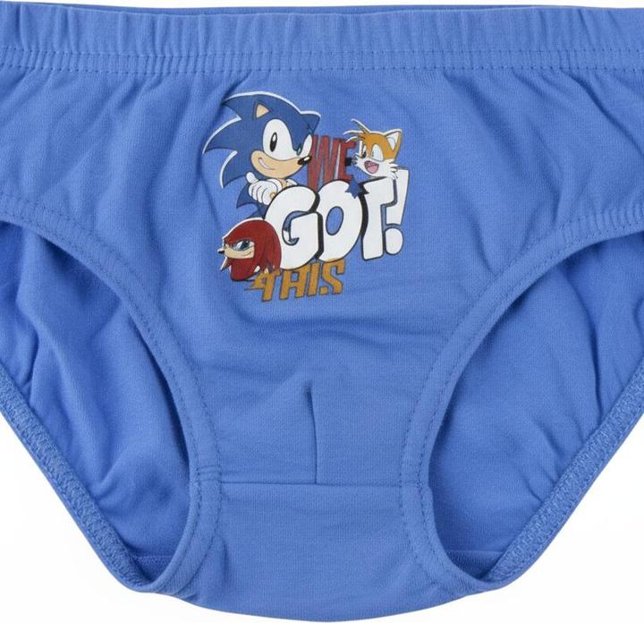 Actual product image Disney Jungen Unterwäsche-Set Single Jersey 3-teilig – Sonic (110, pack of 3)