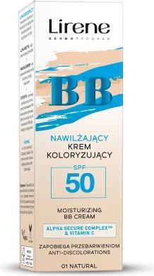 Produktbild Lirene Bb Moisturizing Colouring Cream Spf50 01 Natural 30Ml (01 Natural)