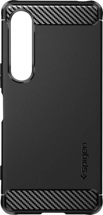 Actual product image Spigen Rugged Armor Xperia 1 VI Case Matte Black (Sony Xperia 1 VI)