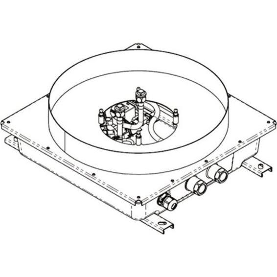 Dornbracht, Duschsystem, Dornb UP-Deckeneinbaukasten für Deckeneinbau mit Licht, 35034970