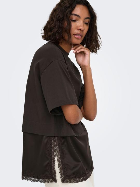 Produktbild Only Onlmexa S/S Tee Lace Top Wvn (M)
