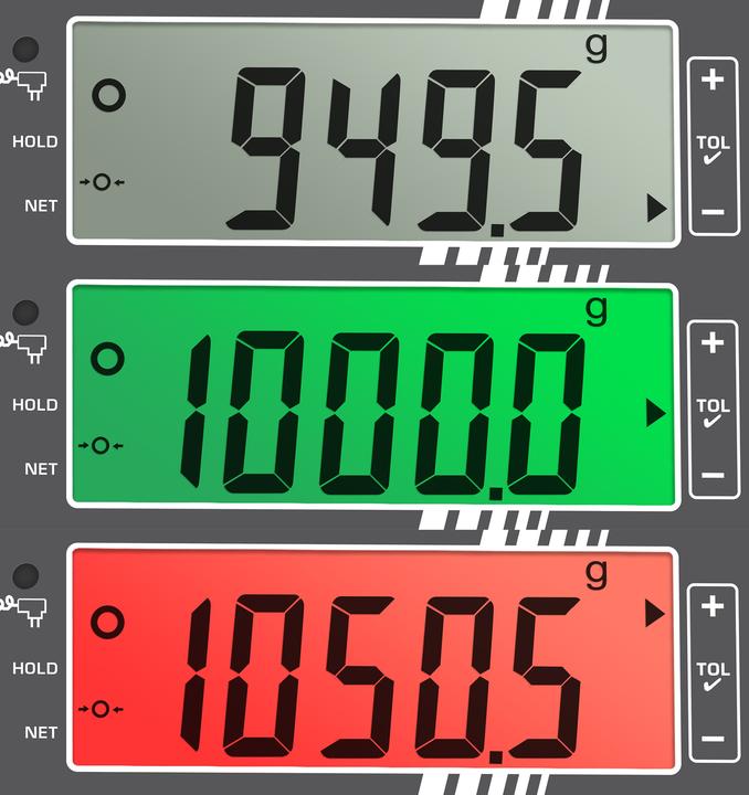 Actual product image Kern FOB 1K-4LM Bench scale Weighing capacity max. 15000 g