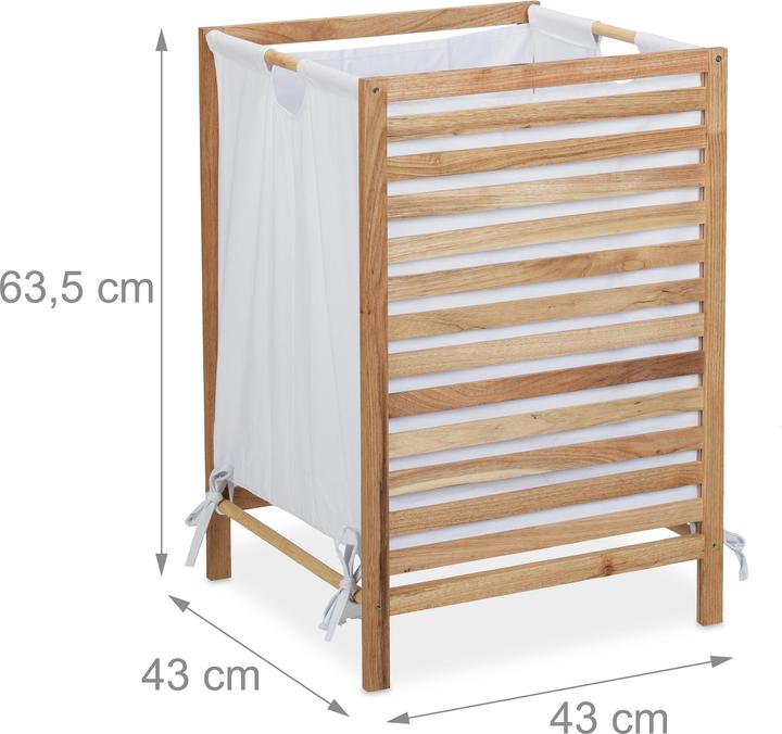 Image du produit Relaxdays Panier à linge (60 l)