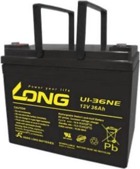 Long U1-36NE U1-36NE Bleiakku 12V 36Ah Blei-Vlies (AGM) (B x H x T) 196 x 169 x 130mm M6-Schraubans (12 V, 36 Ah)