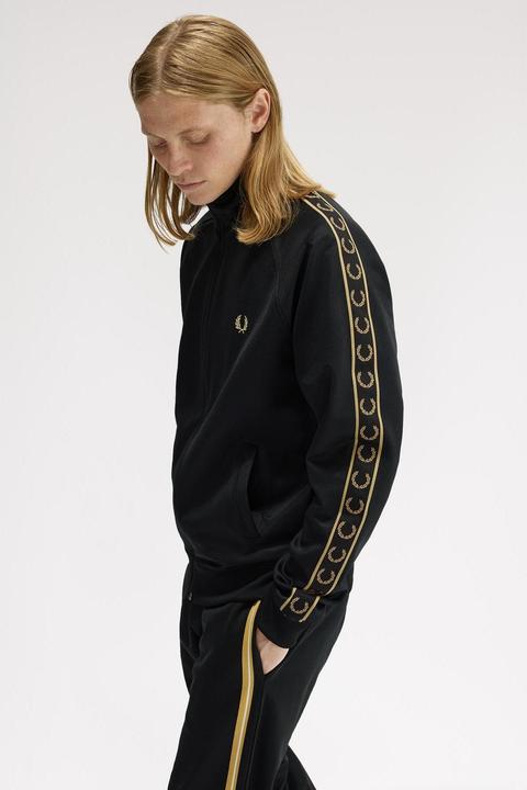 Actual product image Fred Perry training jacket with contrasting stripes (L)